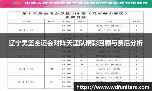 辽宁男篮全运会对阵天津队精彩回顾与赛后分析